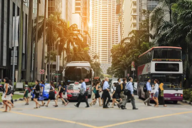 Singapore bank account opening challenges for US citizens - busy city